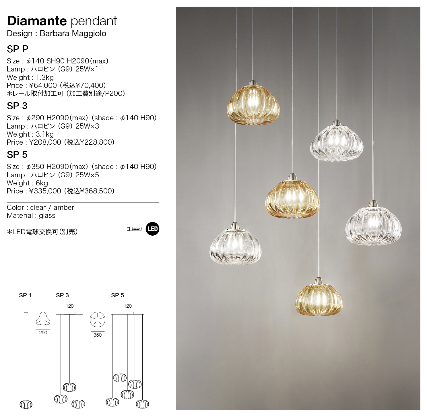 VISTOSI Diamante pendant（ヴィストージ ディアマンテ