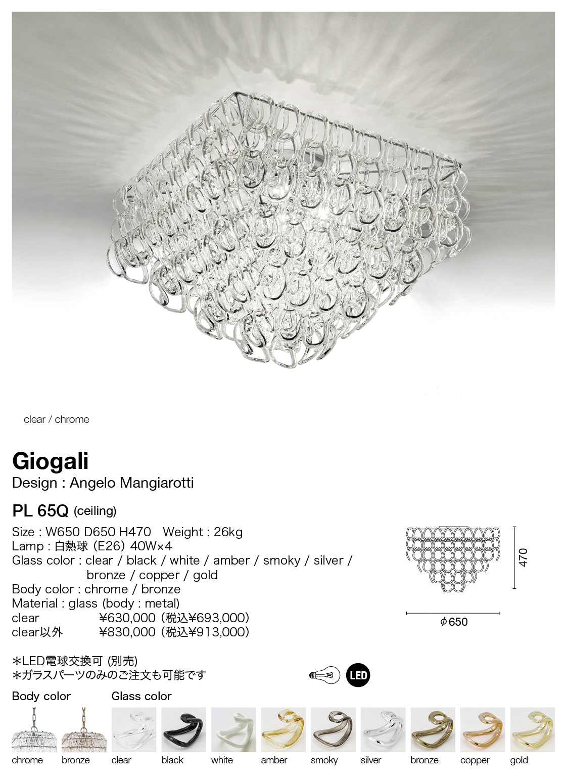 VISTOSI Giogali PL 65Q(ヴィストージ ジョガーリ / ミニ VISTOSI Giogali PL 65Q(ヴィストージ ジョガーリ / ミニ