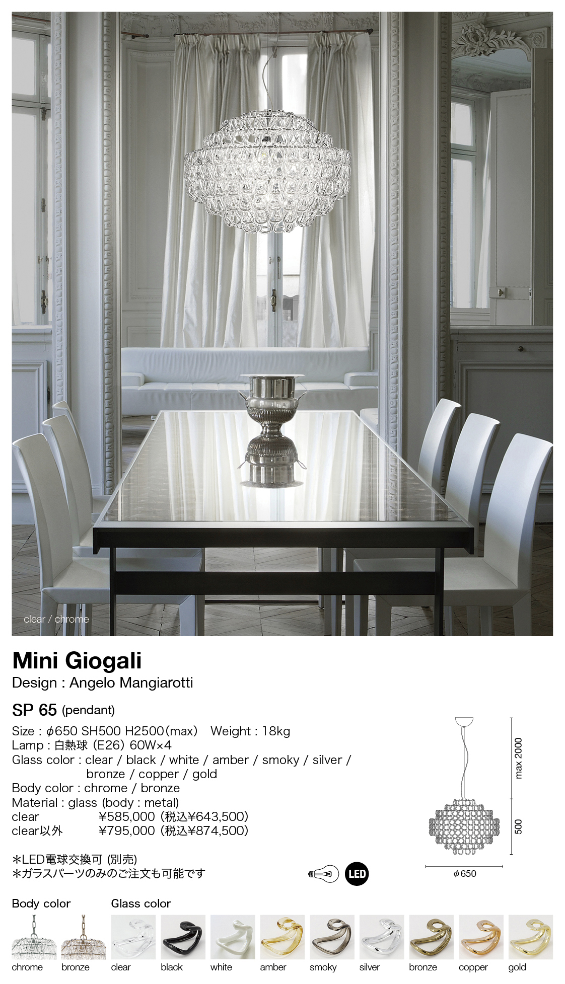 VISTOSI Mini Giogali SP 65(ヴィストージ ジョガーリ / ミニ VISTOSI Mini Giogali SP 65(ヴィストージ ジョガーリ / ミニ
